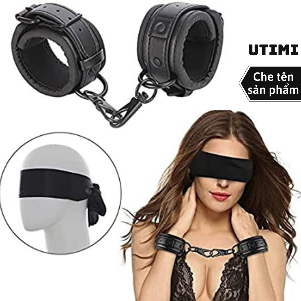 Dây trói tay bịt mắt, khóa tay chân cosplay phòng ngủ UMITI | BigBuy360 - bigbuy360.vn