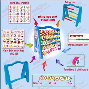 Đồ Chơi Thông Minh Kệ Học ANTONA Chữ Cái Thường Và Bảng TÍnh Cho Bé  AT704