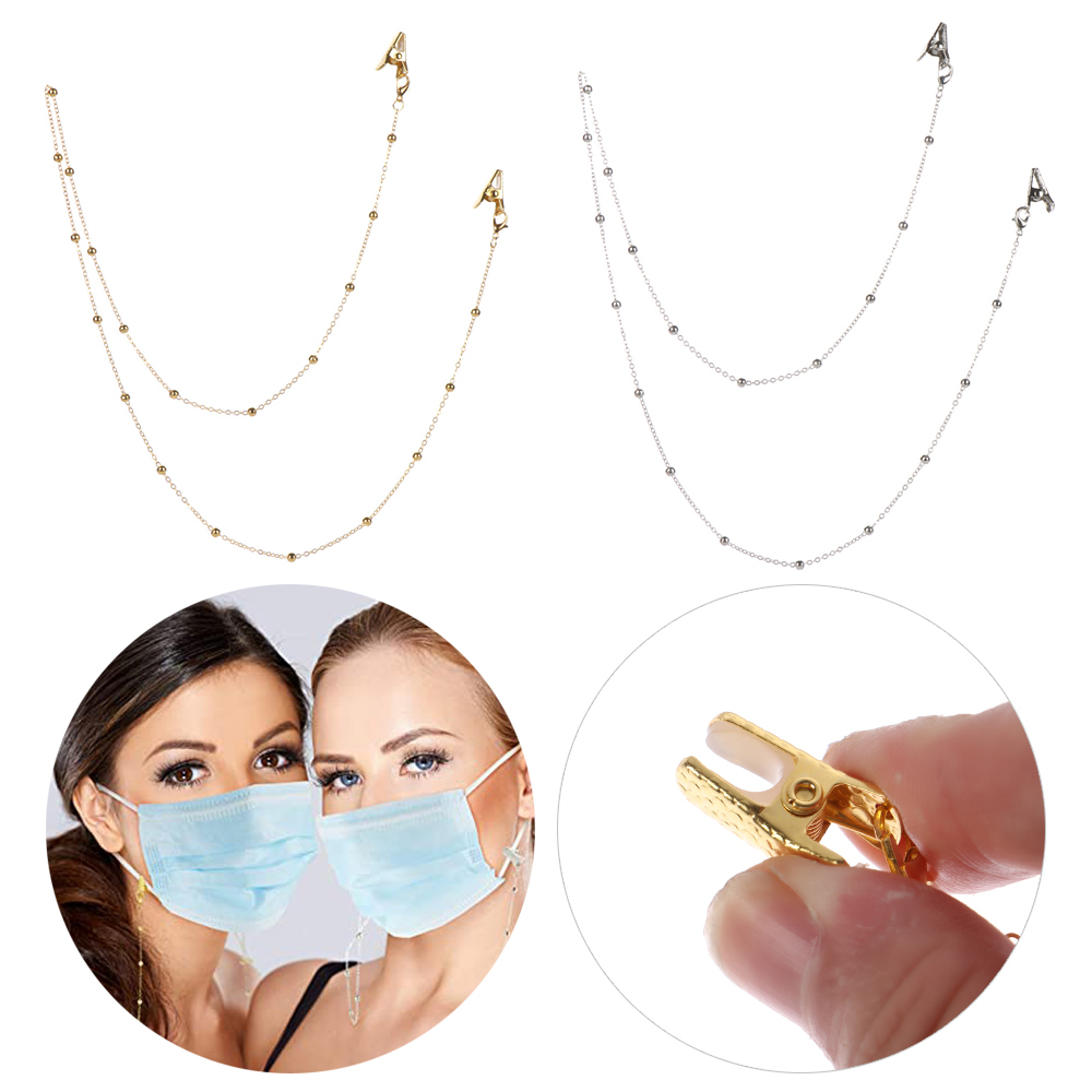 (Hàng Mới Về) Dây Đeo Khẩu Trang Tích Hợp Kẹp Giữ Mắt Kính Mihan1