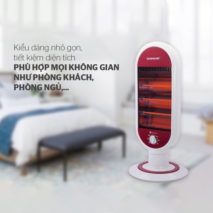 [Mã ELHA22 giảm 5% đơn 300K] Sưởi điện 3 bóng hồng ngoại SUNHOUSE SHD7022