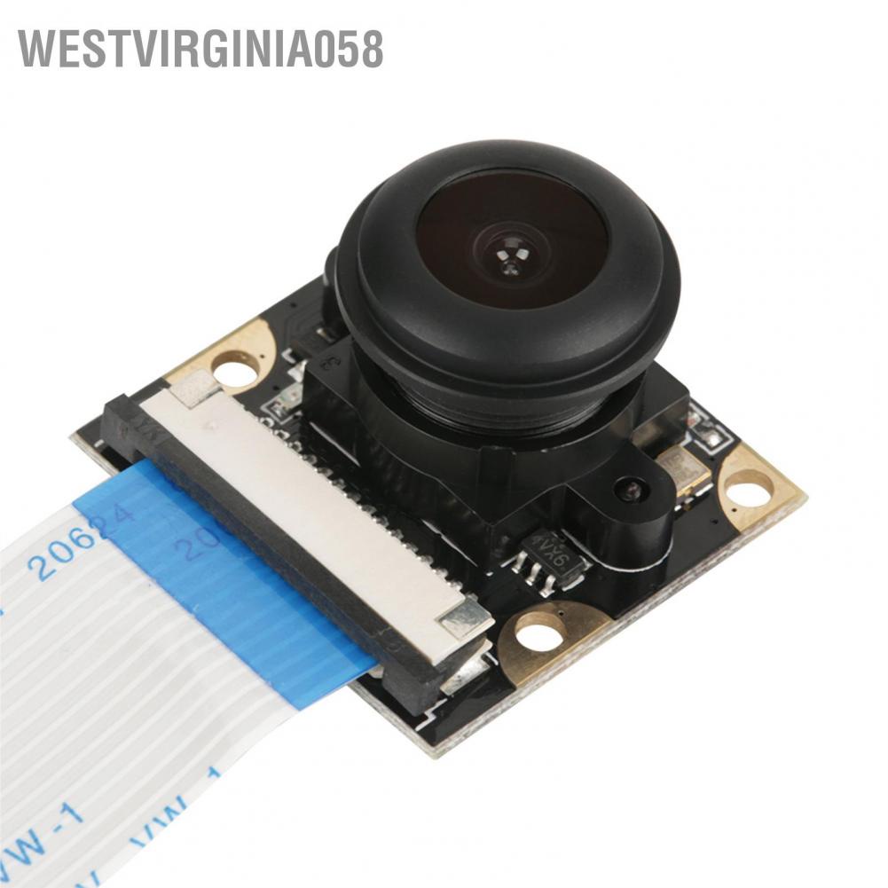 Westvirginia058 Westvirginia058 5 Million Pixels Night Vision 130° Viewing Angle Camera Module Board For Raspberry Pi B 3/2