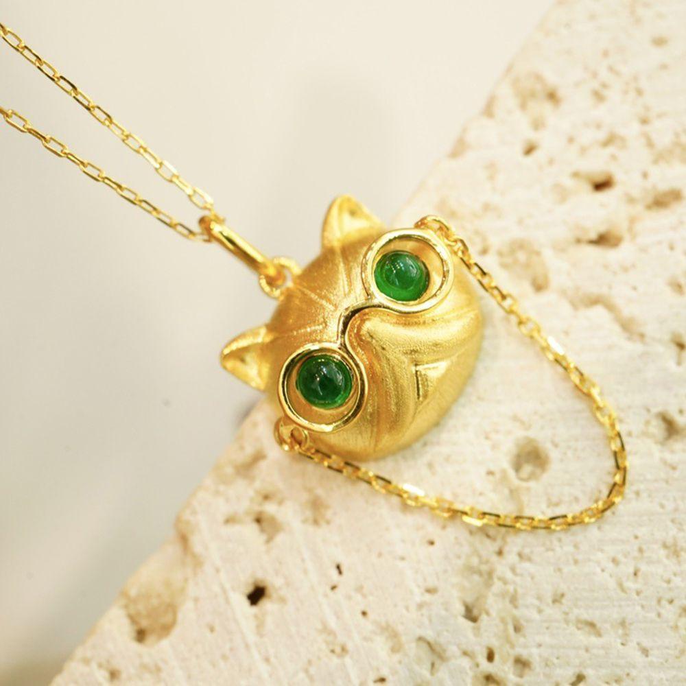 Vòng Cổ Choker Mặt Hình Mèo Thời Trang Thanh Lịch Dành Cho Nữ