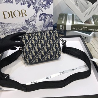 túi thời trang đeo chéo đế hộp vuông da thật dior CD