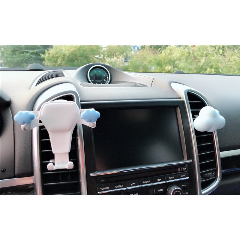 Kẹp Khuếch Tán Nước Hoa Hình Đám Mây Sáng Tạo Gắn Lỗ Thông Gió Xe Hơi