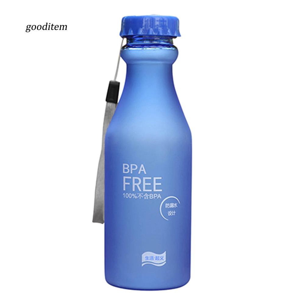 GDTM_550ML Leakproof Sport Water Bottle Portable Outdoor Travel Healthy Drinking Cup