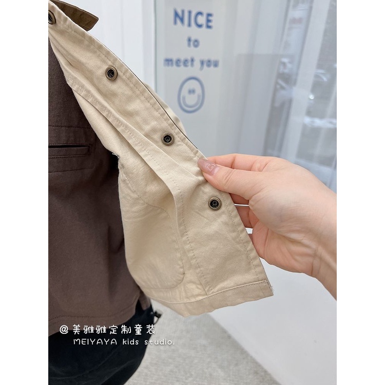 Áo Khoác Cardigan Dáng Rộng Phong Cách Nhật Hàn Nhật Bản Thời Trang Mùa Xuân Cho Trẻ Em~2022