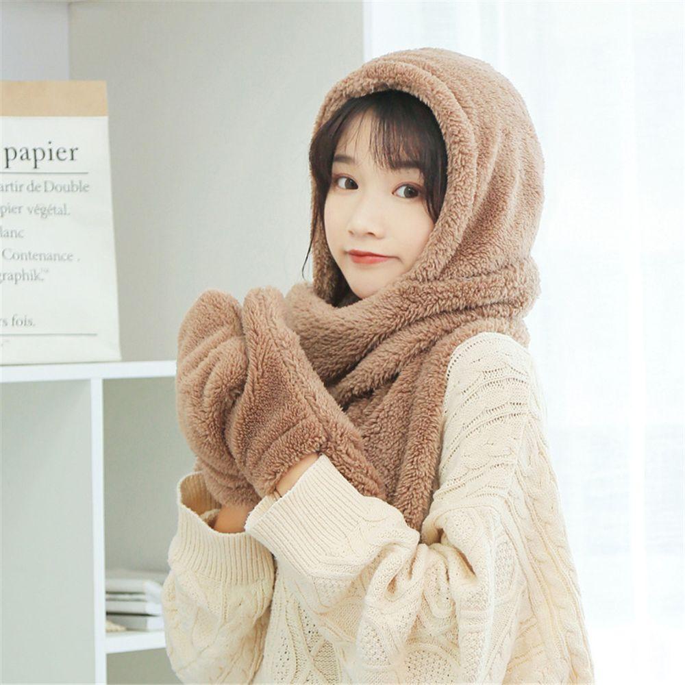 Mũ Beanie Giả Lông Thú Màu Sắc Nhã Nhặn Dành Cho Nữ