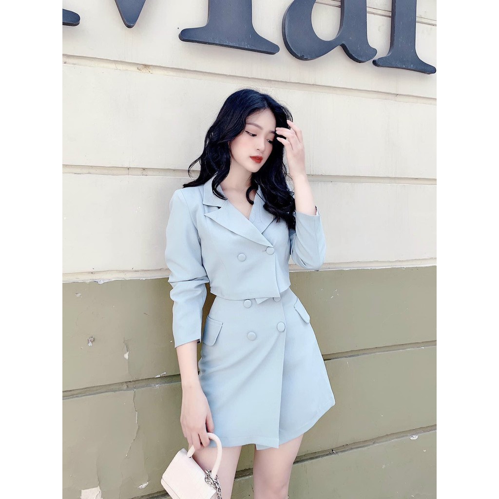 Set áo vest phối nút x chân váy 🤩🤩 NEW NEW NEW . :fallen_leaf::fallen_leaf::fallen_leaf: Lên đồ với những kiểu set vest