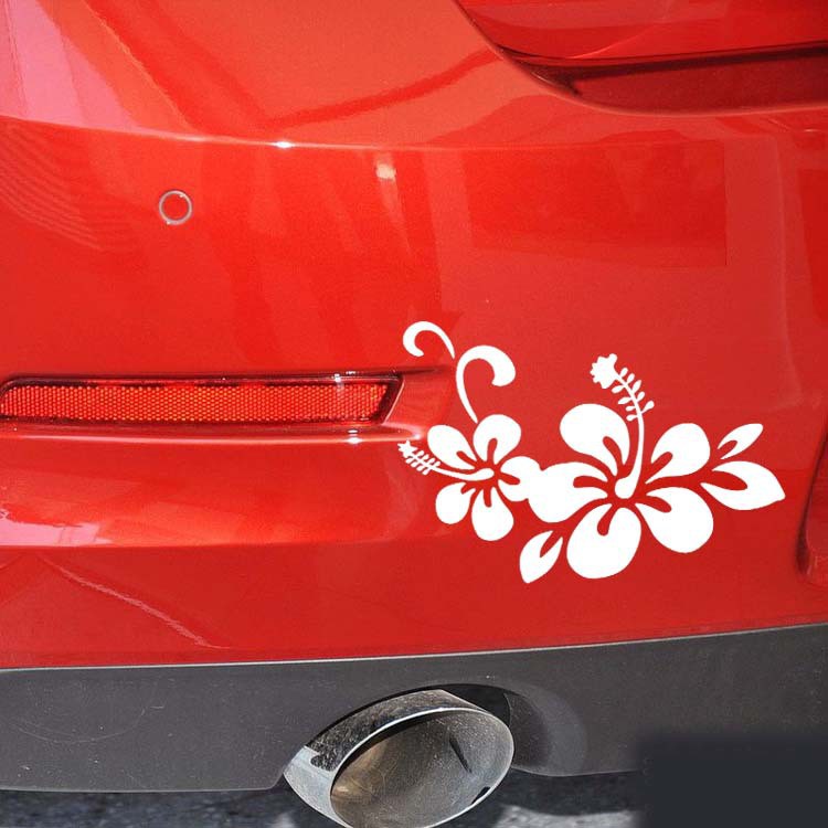 Tem dán, Decal hình Hoa độc đáo