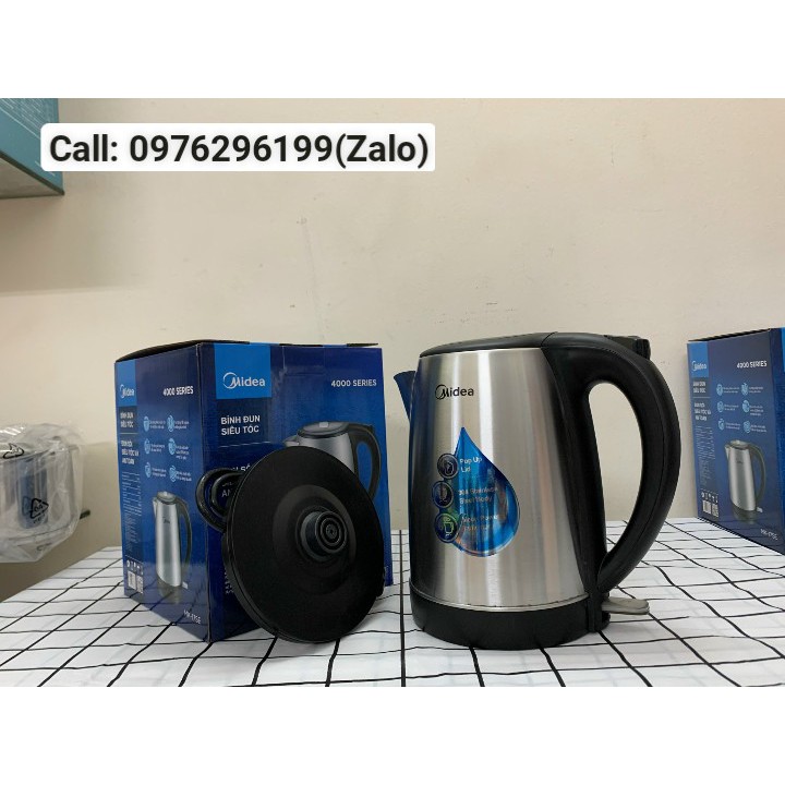 Bình đun siêu tốc Midea MK-17SE - Hàng chính hãng