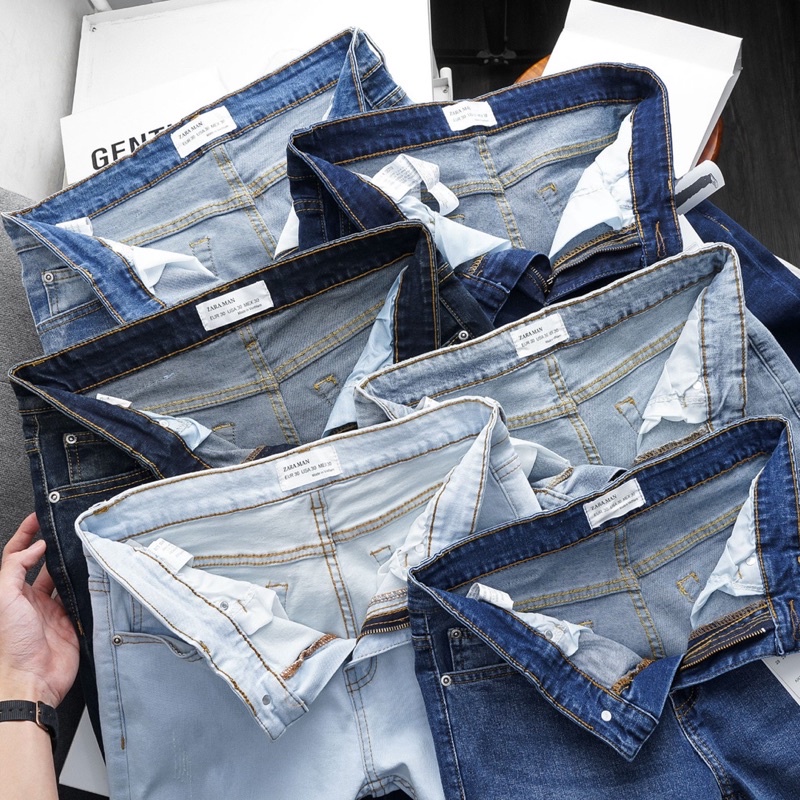 Quần jean nam ống suông nhẹ hàng vnxk cao cấp | BigBuy360 - bigbuy360.vn