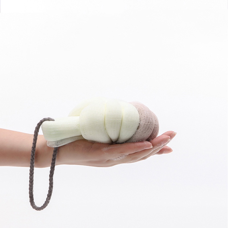 Bông Tắm Lưới Tạo Bọt Hai Màu Đơn Giản Tiện Dụng Cho Nhà Tắm