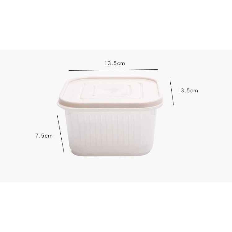 Hộp bảo quản thực phẩm tươi hành lá gừng tỏi ớt trong tủ lạnh tươi lâu #T10-9