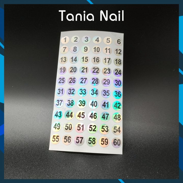 Tem Decal Số Dán Chai Sơn Tem Số Dán Nắp Chai Sơn Từ 01 Đến 300