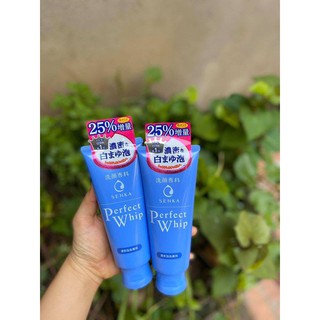Sữa rửa mặt Shiseido Perfect Whip xanh mẫu mới tặng thêm 25%