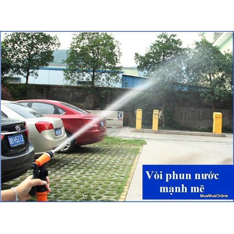 [Giá rẻ] Bộ Máy Bơm Tăng Áp Lực Nước Rửa Xe Mini Cực Mạnh