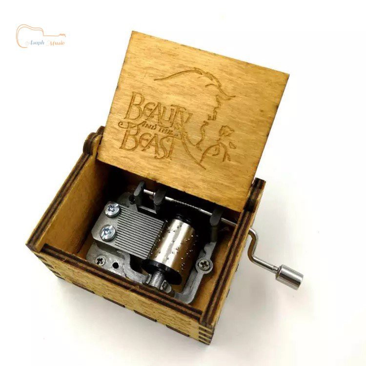 Hộp Nhạc Bằng Gỗ Chủ Đề Phim Harry Potter