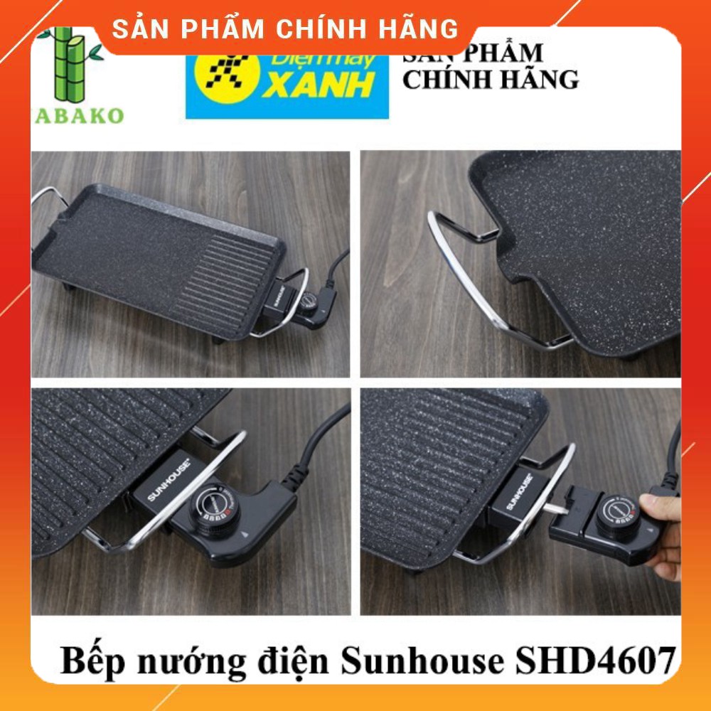 [ SIÊU HÓT ]  Bếp nướng điện không khói Sunhouse SHD4607 chính hãng giá tốt [ hàng tốt nhất ]