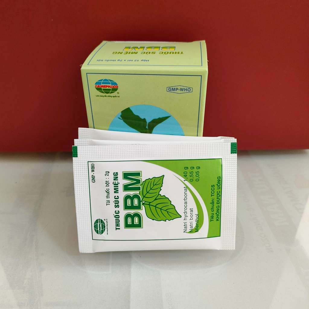 Súc Miệng BBM Hộp 12 Túi