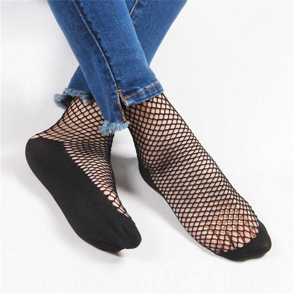 Vớ Lưới Cá Màu Đen Trơn Thoáng Khí Gợi Cảm Cho Nữ