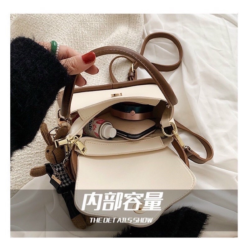 Túi quai xách kèm gấu xinh