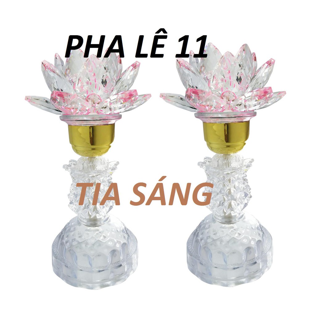 Đèn thờ pha lê 11