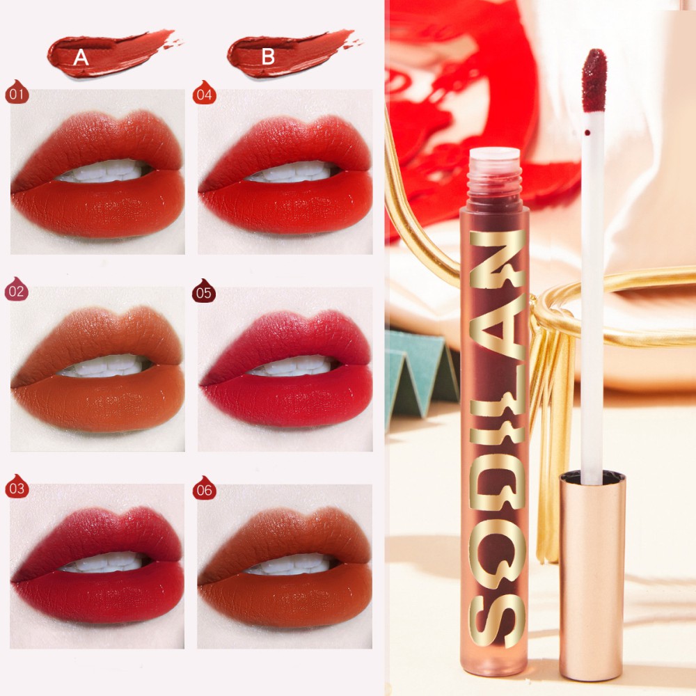 (Hàng Mới Về) Set 8 Son Kem Lì Mịn Mượt Như Nhung Kháng Nước Chống Mồ Hôi Dễ Lên Màu | BigBuy360 - bigbuy360.vn