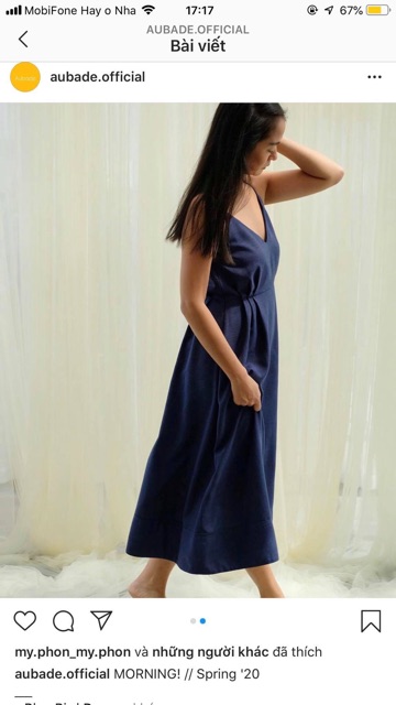 Thanh lý váy dây xanh