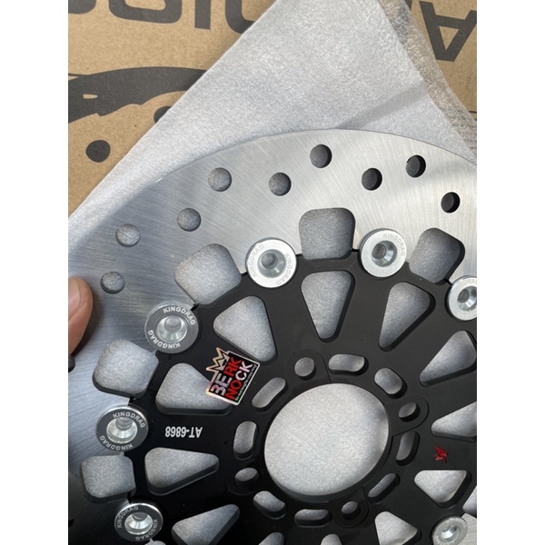 Đĩa thắng trước kingdrag V2 260mm lồng nhôm CNC gắn mọi loại xe