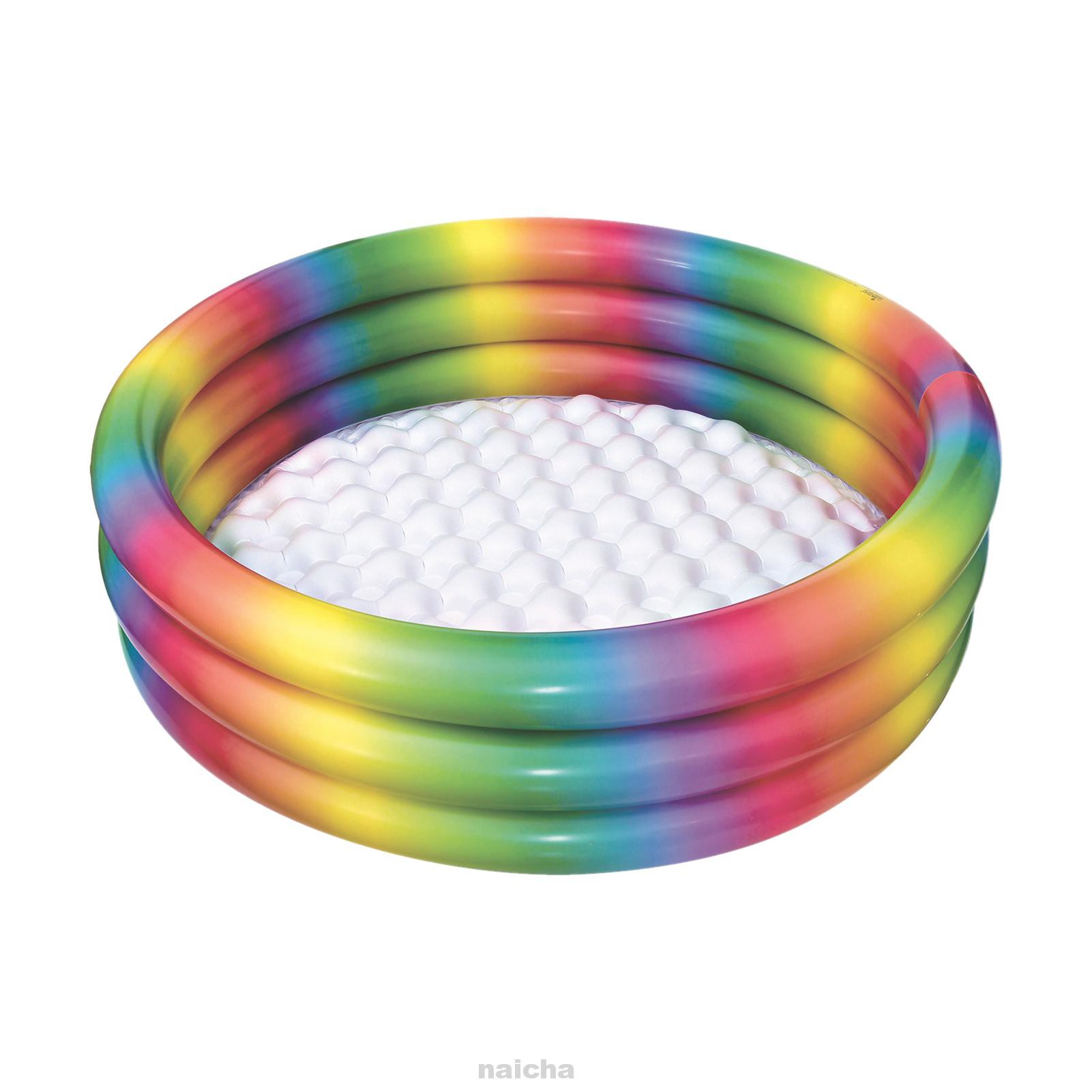 Outdoor Garden Swimming Indoor Game Party Summer Home Family Rainbow Rings Inflatable Pool