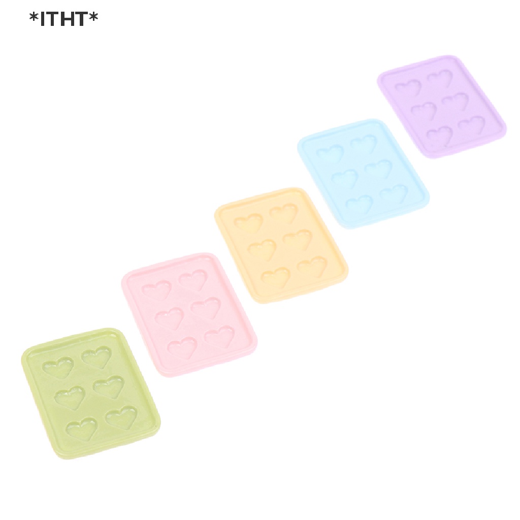 Set 2 Khay Nướng Bánh Tỉ Lệ 1 / 12 Dùng Trang Trí Nhà Búp Bê