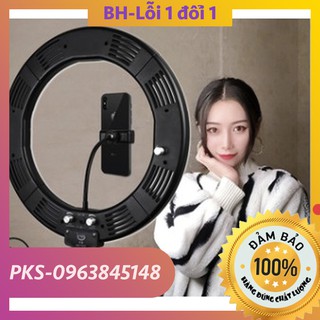 [BH 6 THÁNG] Đèn LiveStream 26cm .Hỗ trợ ánh sáng Chụp Ảnh, Make Up Trang Điểm. 3 Chế Độ Sáng