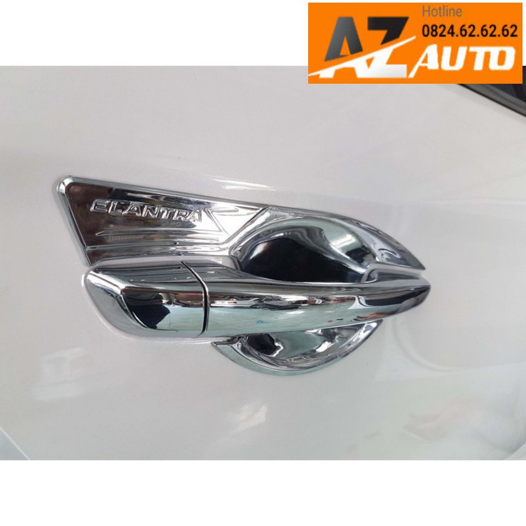 Ốp trang trí tay và hõm cửa Elantra 2016-2022 - hàng cao cấp