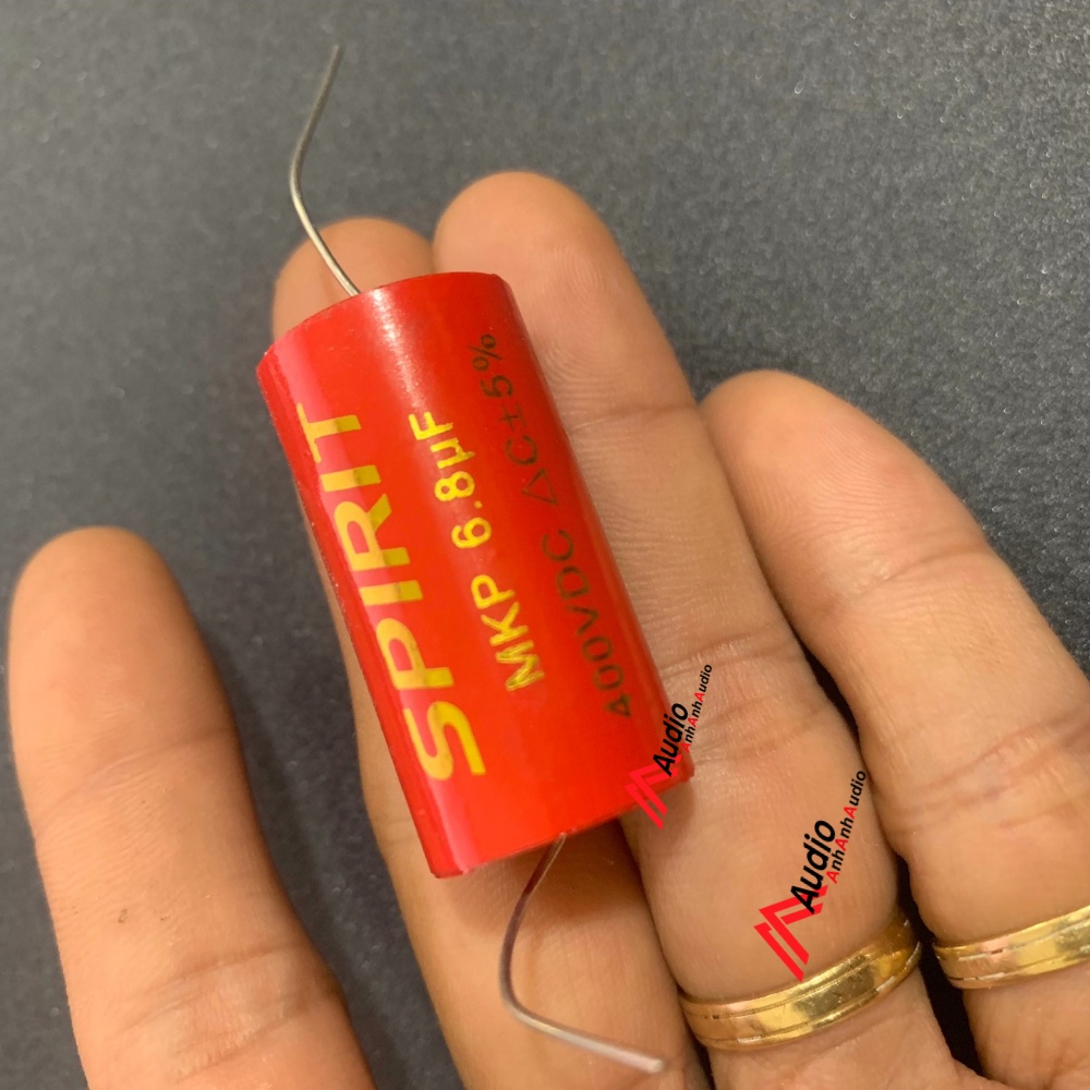 Tụ Spirit 6.8uF loại xịn 400V chuyên cho phân tần loa chất lượng cao