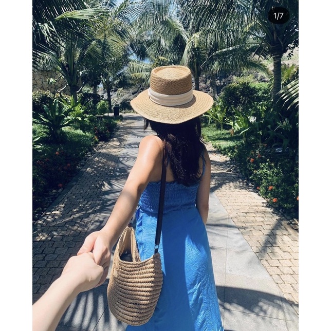 [ HOT ]Mũ cói panama thần thánh leuleu.accessorize