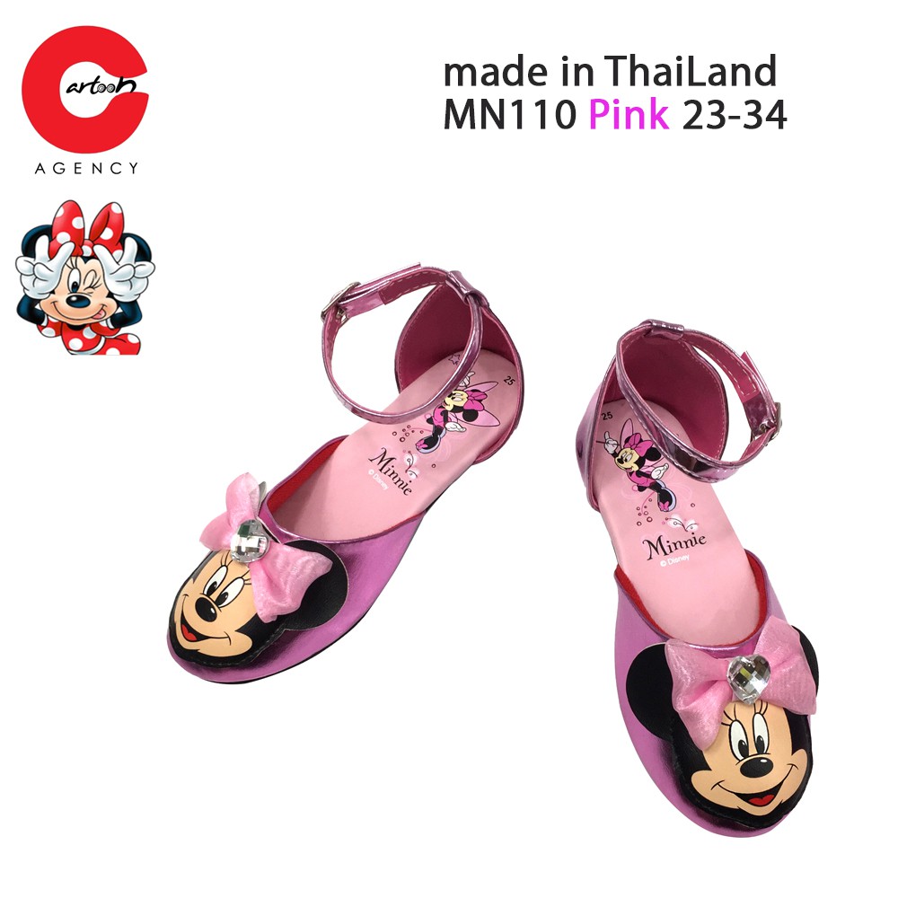 Duyên dáng giày cao gót bé gái Mickey Girl Chính Hãng Thương Hiệu Cartoon Agency Thái Lan