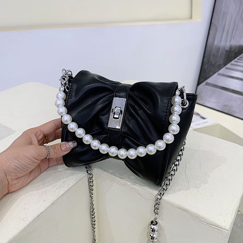 Túi Đeo Vai Màu Trơn Có Khóa Màu Phong Cách Hàn Quốc Dễ Thương Cho Nữ