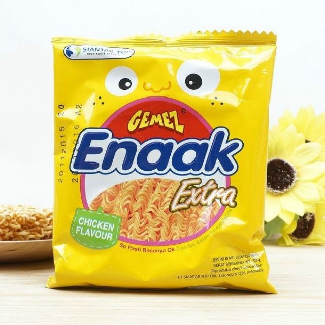 Snack mì tẩm vị ăn liền ENAAK - Indonesia, ăn vặt ngon rẻ TaNo