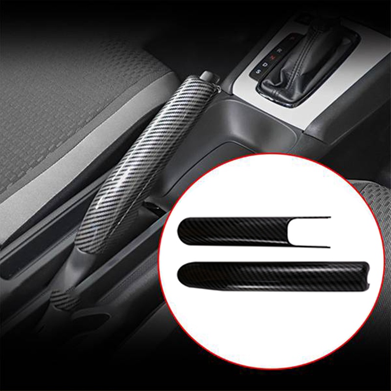 Ốp Bọc Tay Phanh Bằng ABS Sợi Carbon Cho Honda Fit / Jazz GR9 2020 2021
