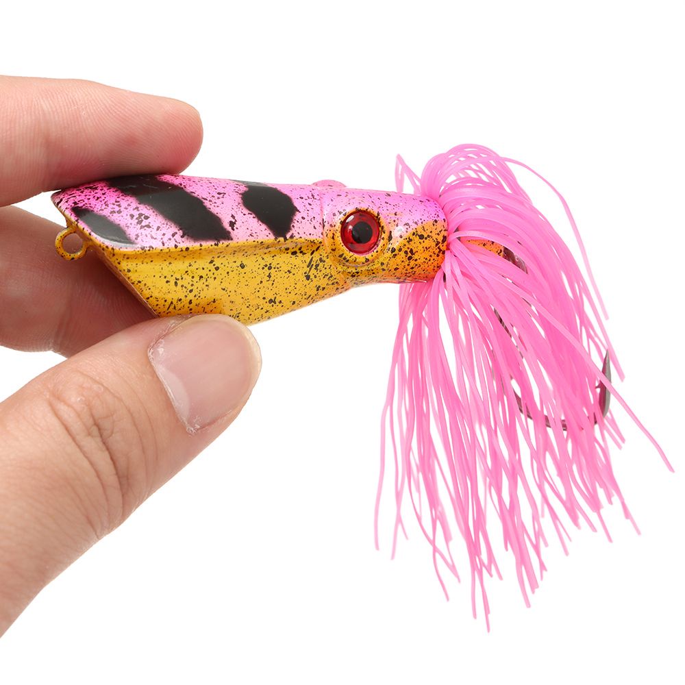 Mồi Câu Cá Giả Bằng ABS Cứng Hình Ếch Có Móc Kép 7cm/6.5g