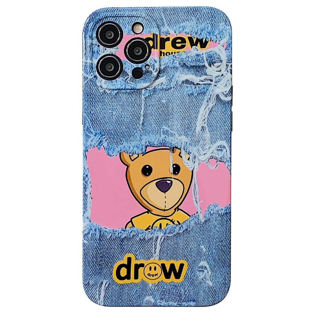 Ốp Điện Thoại IMD Mềm In Hình Vẽ Thời Trang DREW Cho iPhone14 13 12 mini 11 PRO MAX 6 / 6s 7 / 8plus SE2 X / XS XR XSMAX #Hg4182