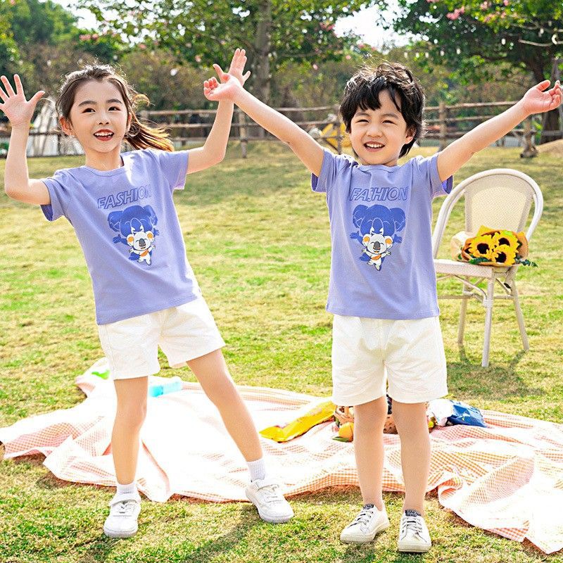 [GIÁ SỈ]  Áo Thun  +QUẦN NAM NỮ TRẺ EM KAKI - [THE ACTION] ( Quà Tặng) Inbox chọn màu áo
