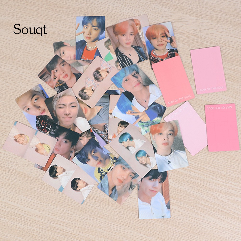 Set 4/7 tấm hình thẻ các thành viên nhóm nhạc Kpop BTS dùng để sưu tập