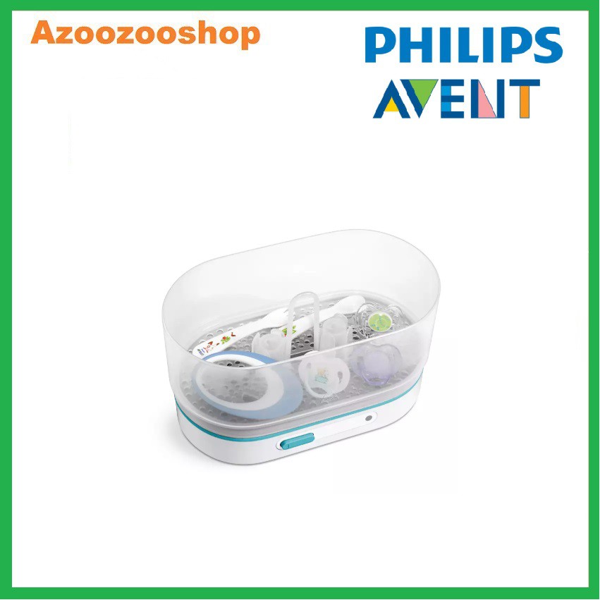 Máy tiệt trùng hơi nước 3 trong 1 Philips Avent SCF284/02, chứa được đến 6 bình sữa Philips Avent