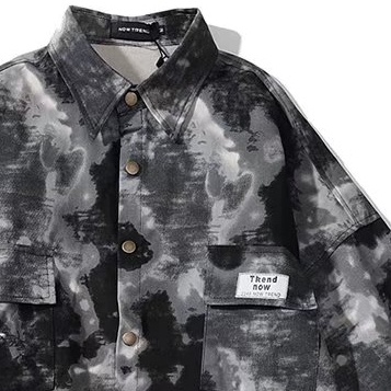 Áo Sơ Mi Tay Lửng Họa Tiết Rằn Ri Thời Trang Hàn Quốc Sành Điệu Cho Nam