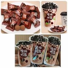 Kẹo trà sữa ❤️FREESHIP❤️ Kẹo trà sữa trân trâu đen 120g siêu ngon