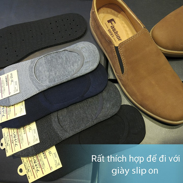 Tất nam, tất lười nam, 95% cotton bamboo