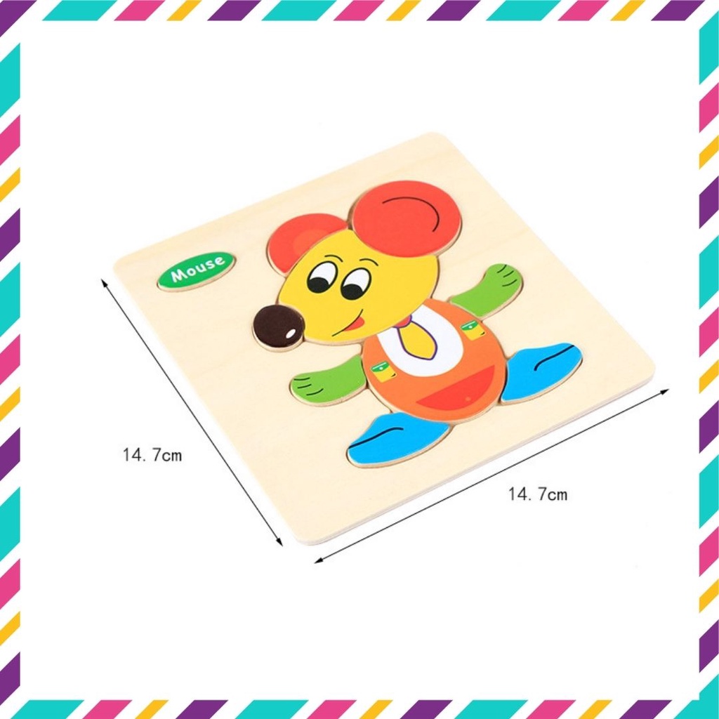 Đồ chơi ghép hình cho bé, tranh ghép gỗ 3D nhiều mẫu đồ chơi thông minh cho bé