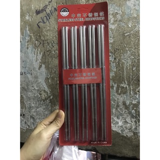 Đũa inox vĩ 5 đôi