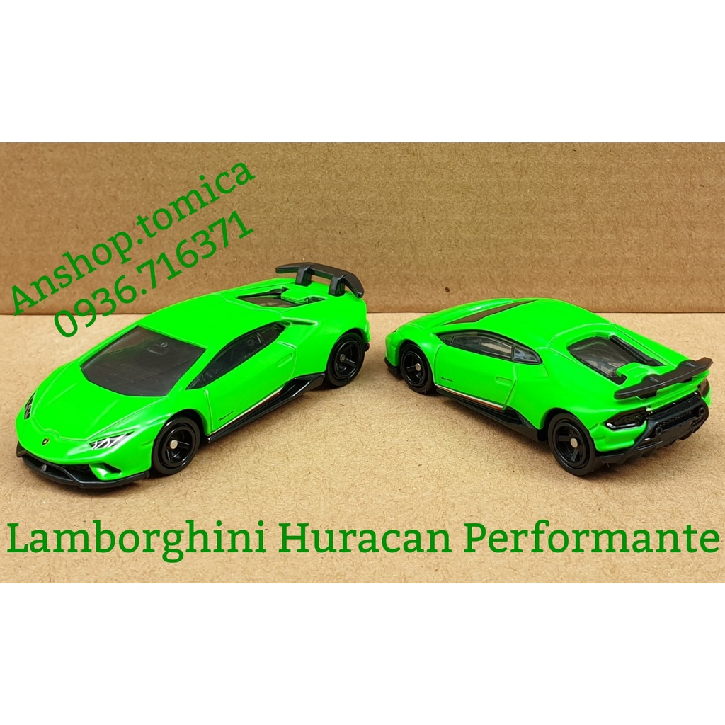Xe mô hình tomica Nhật bản - Lambor màu xanh lá